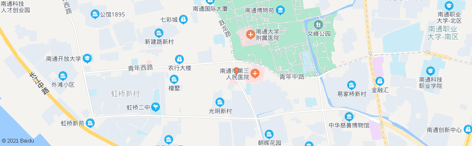 南通供电公司三院西门_公交站地图_南通公交_妙搜公交查询2024