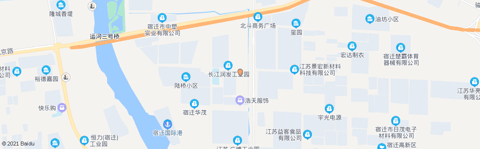 宿迁陆桥村(环城南路)_公交站地图_宿迁公交_妙搜公交查询2024