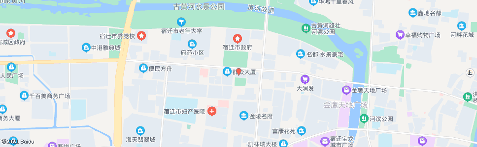 宿迁市财政局_公交站地图_宿迁公交_妙搜公交查询2024