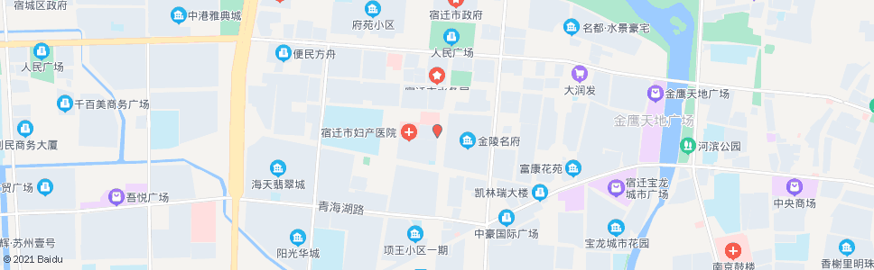 宿迁市中心血站_公交站地图_宿迁公交_妙搜公交查询2024