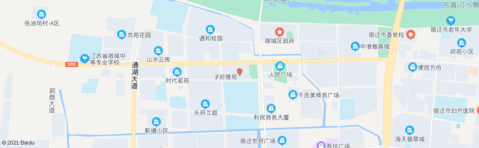 宿迁新宿中花园_公交站地图_宿迁公交_妙搜公交查询2025