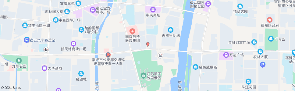 宿迁医药公司(幸福南路)_公交站地图_宿迁公交_妙搜公交查询2025