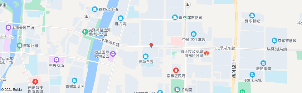 宿迁锦华名苑_公交站地图_宿迁公交_妙搜公交查询2025