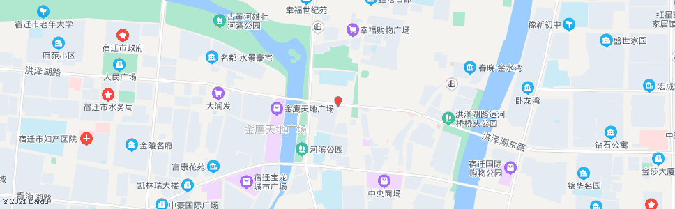 宿迁金港花园_公交站地图_宿迁公交_妙搜公交查询2025