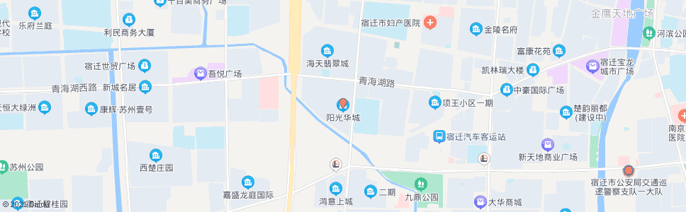 宿迁阳光华城_公交站地图_宿迁公交_妙搜公交查询2024