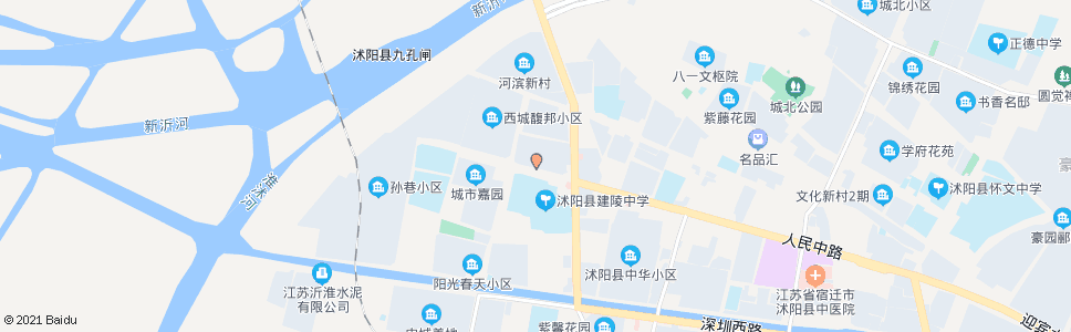 宿迁江南枫景小区_公交站地图_宿迁公交_妙搜公交查询2024