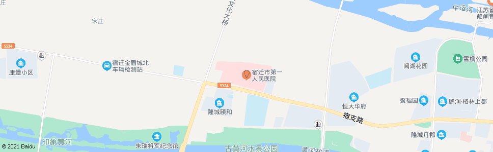 宿迁肝病医院_公交站地图_宿迁公交_妙搜公交查询2025