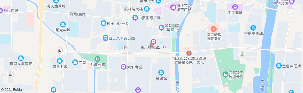 宿迁霸王商城_公交站地图_宿迁公交_妙搜公交查询2025