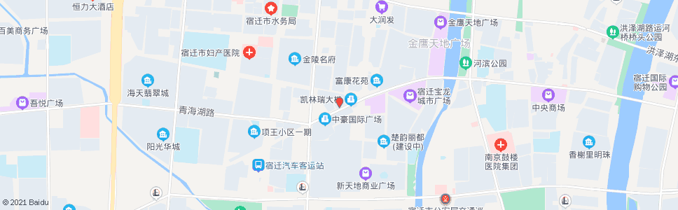 宿迁交通大厦_公交站地图_宿迁公交_妙搜公交查询2024