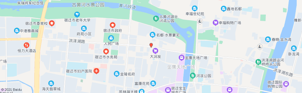 宿迁大润发超市_公交站地图_宿迁公交_妙搜公交查询2025