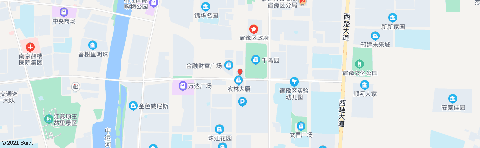 宿迁宿豫区地税局_公交站地图_宿迁公交_妙搜公交查询2024