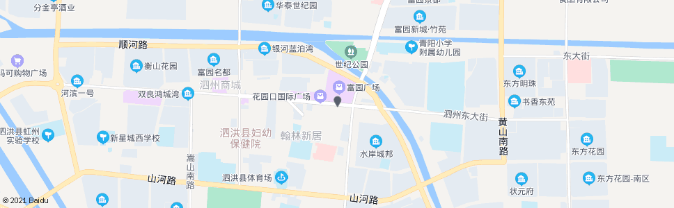 宿迁百货大楼(泗州中大街)_公交站地图_宿迁公交_妙搜公交查询2024