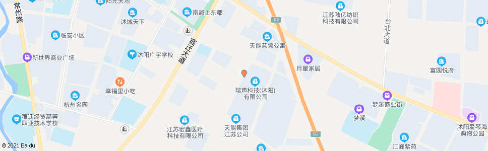 宿迁瑞声科技公司_公交站地图_宿迁公交_妙搜公交查询2024