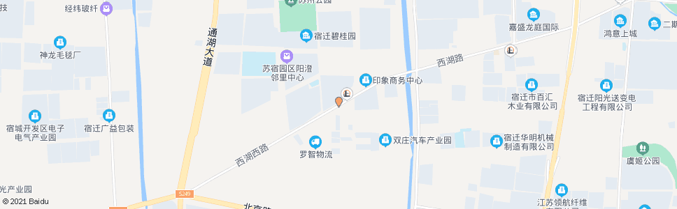 宿迁苏驰汽贸_公交站地图_宿迁公交_妙搜公交查询2025