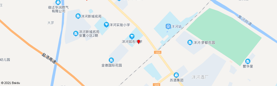 宿迁洋河火车站南_公交站地图_宿迁公交_妙搜公交查询2024