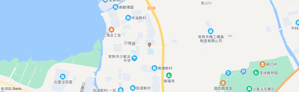 苏州沙南路_公交站地图_苏州公交_妙搜公交查询2024