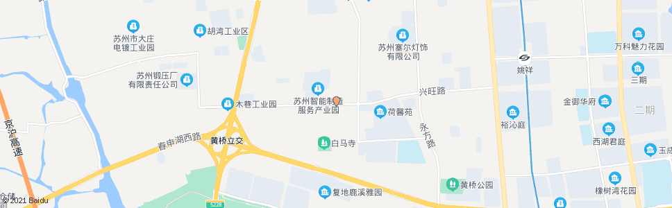 苏州旺盛路苏埭路西_公交站地图_苏州公交_妙搜公交查询2024