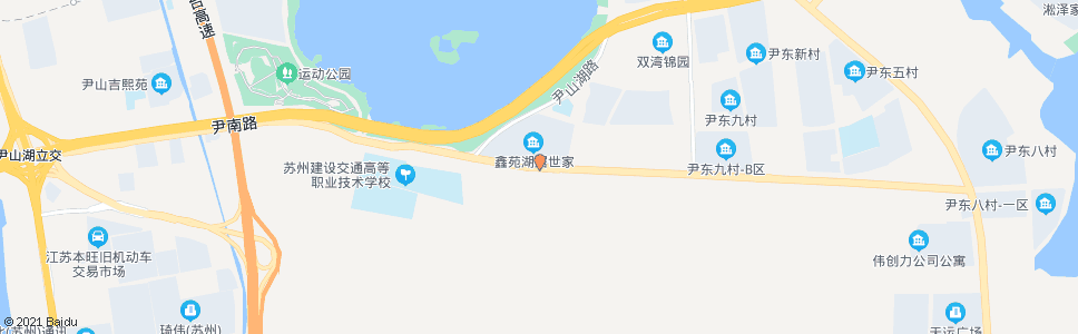 苏州尹山湖西路兴郭路北_公交站地图_苏州公交_妙搜公交查询2025