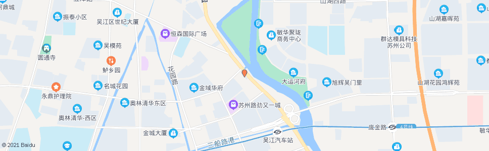 苏州大发电器市场_公交站地图_苏州公交_妙搜公交查询2025