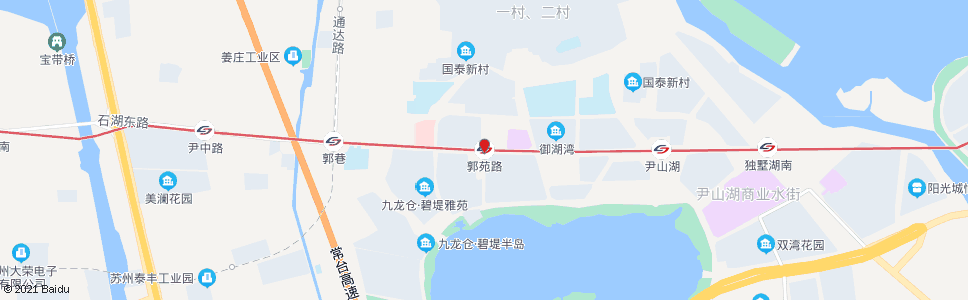 苏州郭苑路站_公交站地图_苏州公交_妙搜公交查询2025