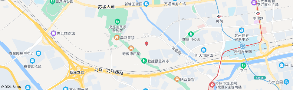 苏州蒲庵路_公交站地图_苏州公交_妙搜公交查询2025