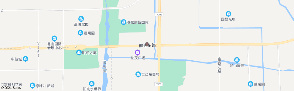 苏州前进路东城大道_公交站地图_苏州公交_妙搜公交查询2024