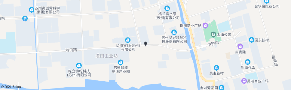 苏州港田路星龙街西_公交站地图_苏州公交_妙搜公交查询2024