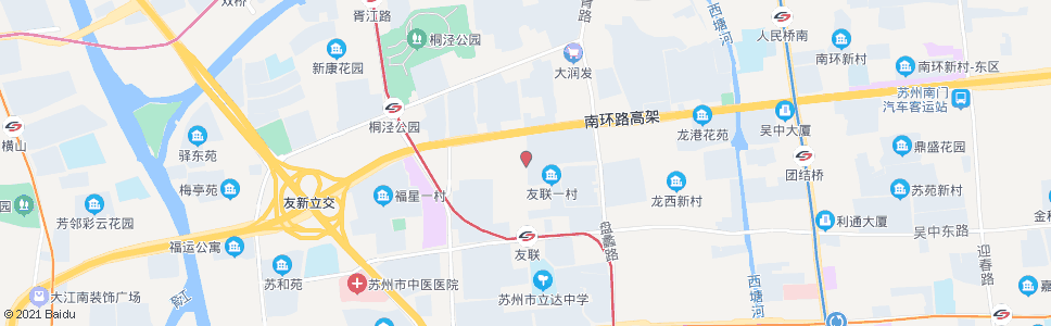 苏州南环西路南_公交站地图_苏州公交_妙搜公交查询2024