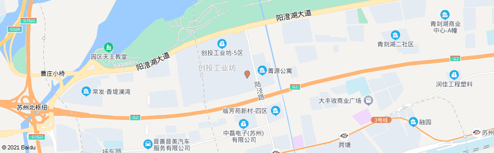 苏州和顺路跨阳路西_公交站地图_苏州公交_妙搜公交查询2024