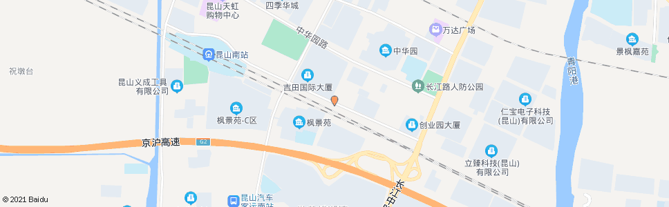 苏州创业路嵩山路_公交站地图_苏州公交_妙搜公交查询2024