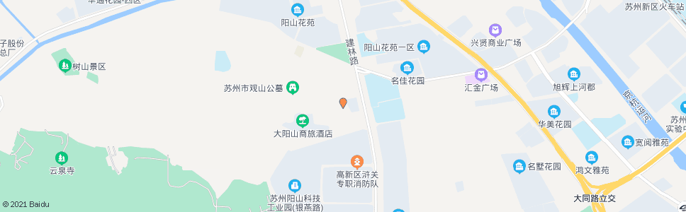 苏州阳山环路建环路南_公交站地图_苏州公交_妙搜公交查询2024