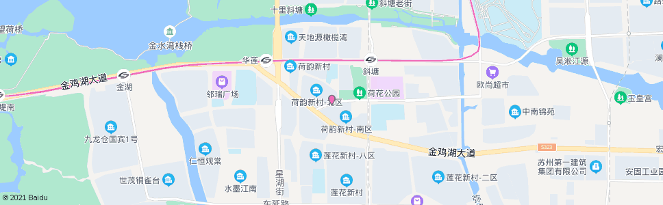 苏州荷韵新村_公交站地图_苏州公交_妙搜公交查询2024