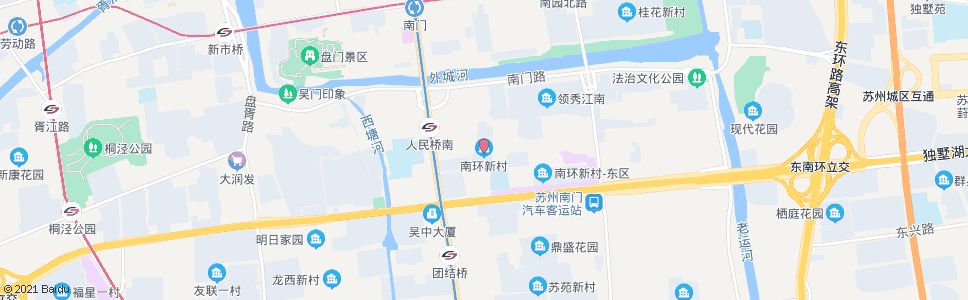 苏州南环新村2_公交站地图_苏州公交_妙搜公交查询2024