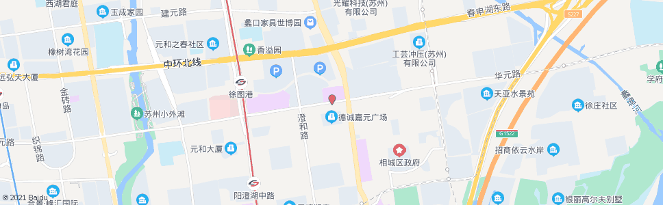 苏州大润发相城店西_公交站地图_苏州公交_妙搜公交查询2025