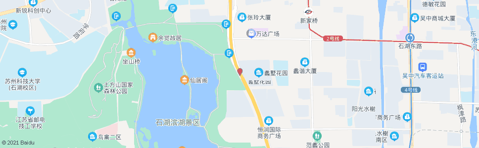 苏州石湖天韵社区_公交站地图_苏州公交_妙搜公交查询2024