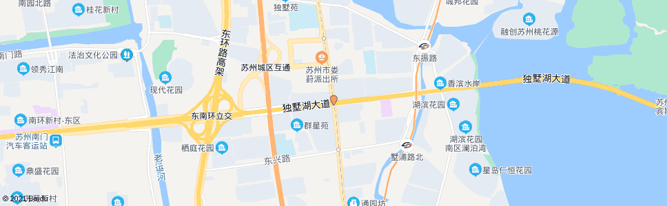 苏州独墅湖大道通园路_公交站地图_苏州公交_妙搜公交查询2025