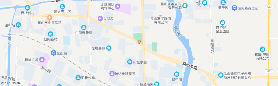 苏州朝阳路长江路_公交站地图_苏州公交_妙搜公交查询2024