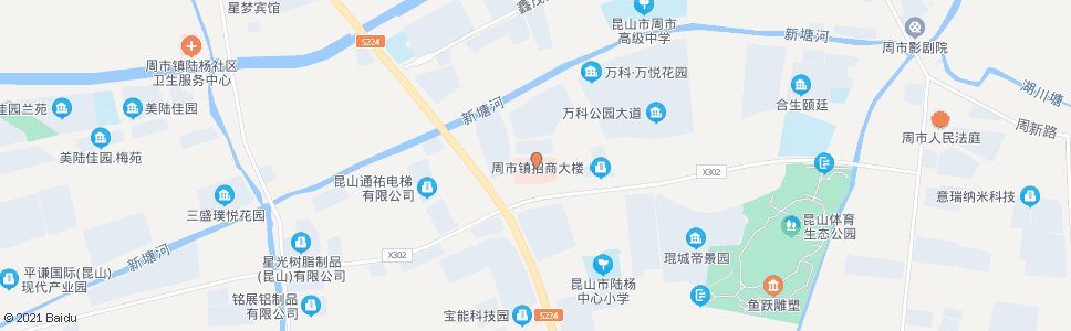 苏州昆山市康复医院(周市人民法院)_公交站地图_苏州公交_妙搜公交查询2024