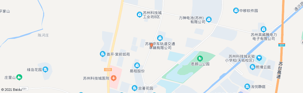 苏州金沙江路普陀山路南_公交站地图_苏州公交_妙搜公交查询2024