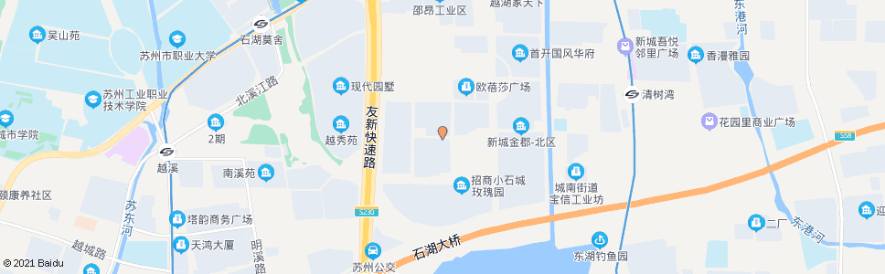 苏州枫杨路槐香街西_公交站地图_苏州公交_妙搜公交查询2024