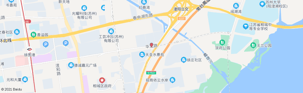 苏州华元路227省道西_公交站地图_苏州公交_妙搜公交查询2024