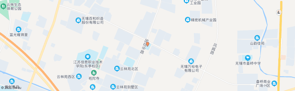 无锡团结路(无锡宏源技师学院)_公交站地图_无锡公交_妙搜公交查询2024