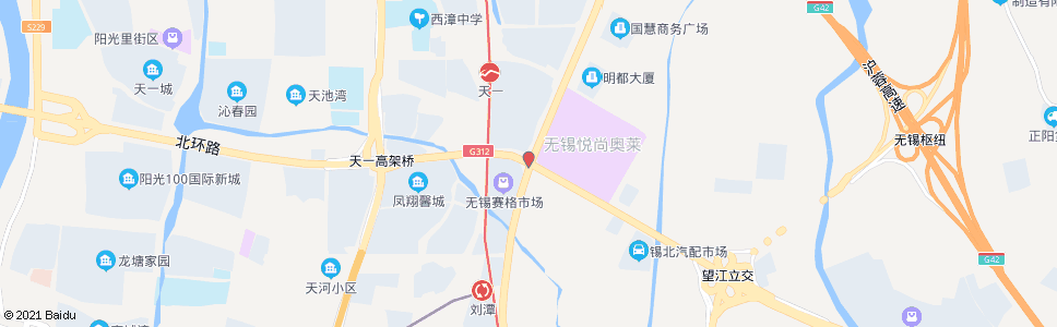 无锡北环路(惠山大道)_公交站地图_无锡公交_妙搜公交查询2024