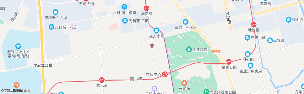 无锡高浪路(立信大道)_公交站地图_无锡公交_妙搜公交查询2024