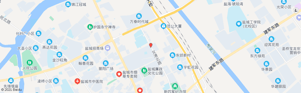 盐城榆河路口_公交站地图_盐城公交_妙搜公交查询2025