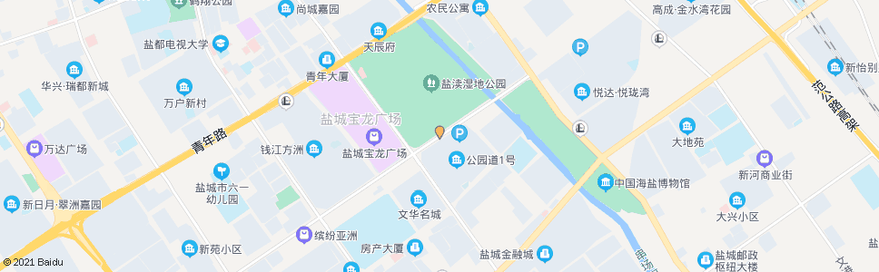 盐城盐渎公园_公交站地图_盐城公交_妙搜公交查询2024