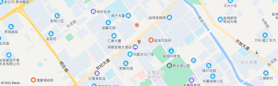 盐城市行政服务中心_公交站地图_盐城公交_妙搜公交查询2024