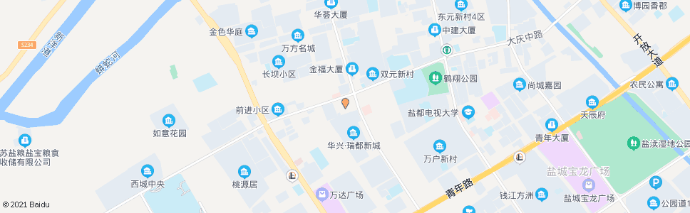 盐城盐都汽车站(雅家乐大庆西路店)_公交站地图_盐城公交_妙搜公交查询2024