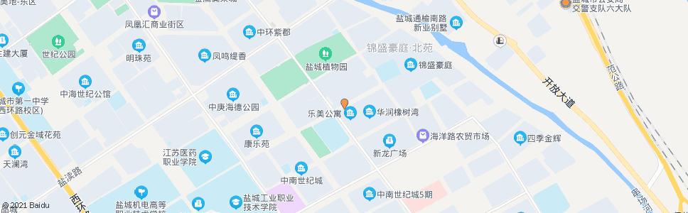 盐城海阔路人民路口_公交站地图_盐城公交_妙搜公交查询2024