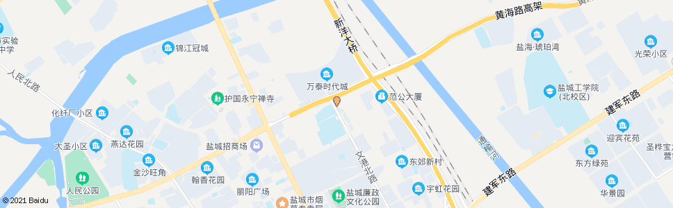 盐城大洋村_公交站地图_盐城公交_妙搜公交查询2025